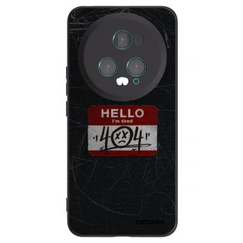 Picasee fekete szilikon tok az alábbi mobiltelefonokra Honor Magic5 Pro - HELLO 404