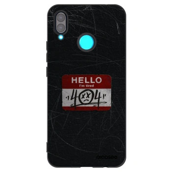 Picasee fekete szilikon tok az alábbi mobiltelefonokra Huawei Nova 3 - HELLO 404