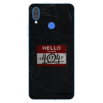 Picasee átlátszó szilikon tok az alábbi mobiltelefonokra Huawei Nova 3i - HELLO 404