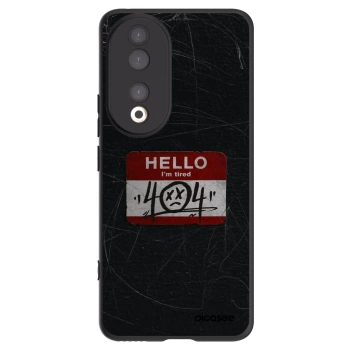 Picasee fekete szilikon tok az alábbi mobiltelefonokra Honor 90 5G - HELLO 404