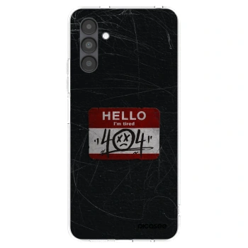 Picasee átlátszó szilikon tok az alábbi mobiltelefonokra Samsung Galaxy A04s A047F - HELLO 404