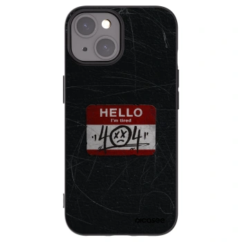 Picasee fekete szilikon tok az alábbi mobiltelefonokra Apple iPhone 15 - HELLO 404
