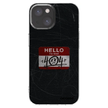 Picasee átlátszó szilikon tok az alábbi mobiltelefonokra Apple iPhone 15 - HELLO 404