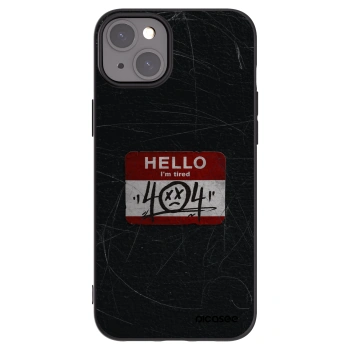 Picasee fekete szilikon tok az alábbi mobiltelefonokra Apple iPhone 15 Plus - HELLO 404