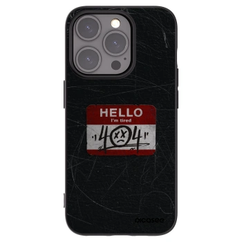 Picasee fekete szilikon tok az alábbi mobiltelefonokra Apple iPhone 15 Pro - HELLO 404
