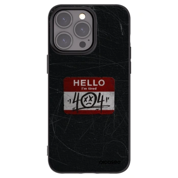 Picasee fekete szilikon tok az alábbi mobiltelefonokra Apple iPhone 15 Pro Max - HELLO 404