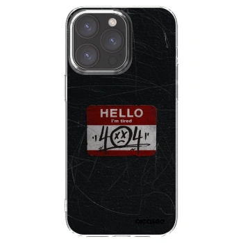 Picasee átlátszó szilikon tok az alábbi mobiltelefonokra Apple iPhone 15 Pro Max - HELLO 404