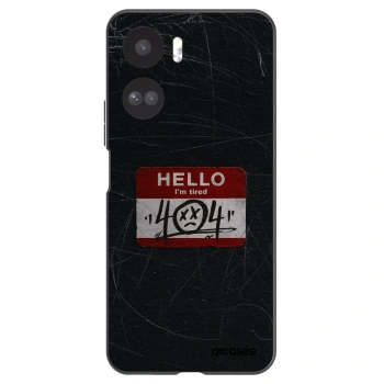 Picasee fekete szilikon tok az alábbi mobiltelefonokra Honor 90 Lite 5G - HELLO 404