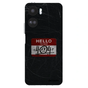 Picasee átlátszó szilikon tok az alábbi mobiltelefonokra Honor 90 Lite 5G - HELLO 404
