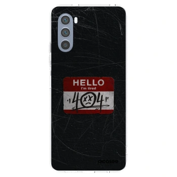 Picasee átlátszó szilikon tok az alábbi mobiltelefonokra Motorola Moto G62 - HELLO 404