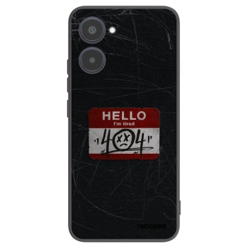 Picasee fekete szilikon tok az alábbi mobiltelefonokra Realme 10 4G - HELLO 404