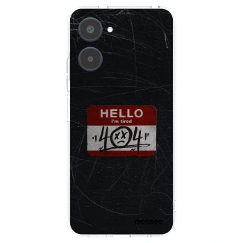 Picasee átlátszó szilikon tok az alábbi mobiltelefonokra Realme 10 4G - HELLO 404