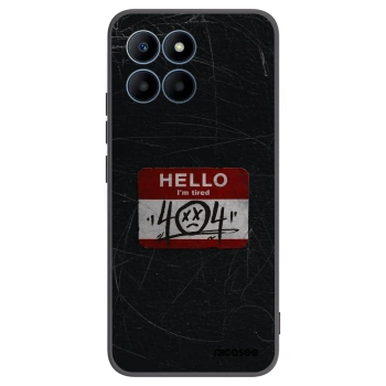 Picasee fekete szilikon tok az alábbi mobiltelefonokra Honor 70 Lite - HELLO 404