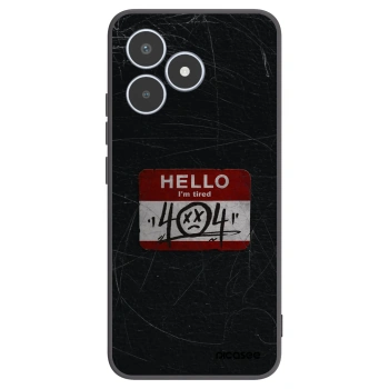 Picasee fekete szilikon tok az alábbi mobiltelefonokra Realme C53 - HELLO 404