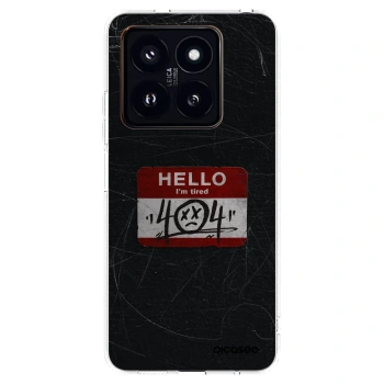 Picasee átlátszó szilikon tok az alábbi mobiltelefonokra Xiaomi 14 Pro - HELLO 404