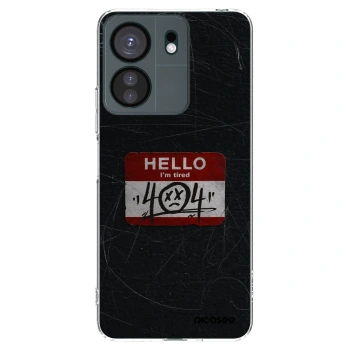Picasee átlátszó szilikon tok az alábbi mobiltelefonokra Xiaomi Redmi 13C 4G - HELLO 404