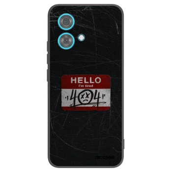 Picasee fekete szilikon tok az alábbi mobiltelefonokra Motorola Edge 40 Neo - HELLO 404