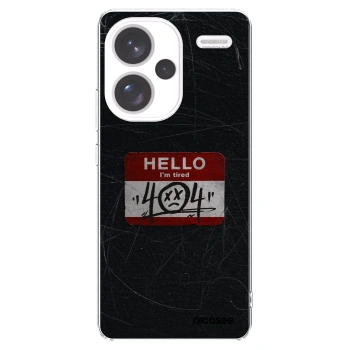 Picasee átlátszó szilikon tok az alábbi mobiltelefonokra Xiaomi Redmi Note 13 Pro+ 5G - HELLO 404