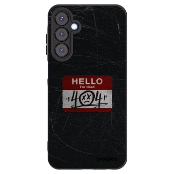 Picasee fekete szilikon tok az alábbi mobiltelefonokra Samsung Galaxy A25 A256B 5G - HELLO 404