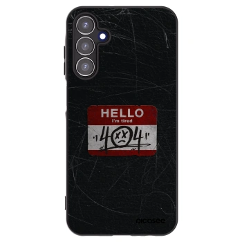Picasee fekete szilikon tok az alábbi mobiltelefonokra Samsung Galaxy A15 A156B 5G - HELLO 404