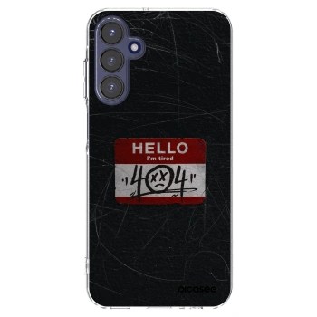 Picasee átlátszó szilikon tok az alábbi mobiltelefonokra Samsung Galaxy A15 A155F 4G - HELLO 404