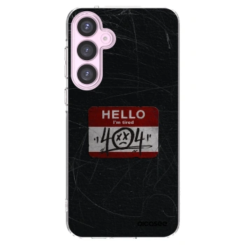 Picasee átlátszó szilikon tok az alábbi mobiltelefonokra Samsung Galaxy A55 5G A556B - HELLO 404