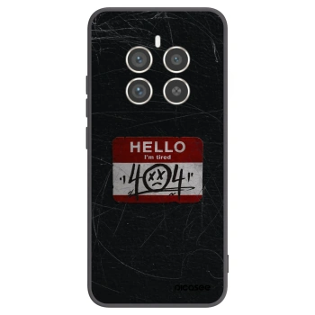 Picasee fekete szilikon tok az alábbi mobiltelefonokra Realme 12 Pro 5G - HELLO 404