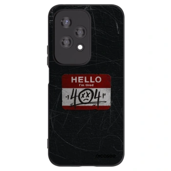 Picasee fekete szilikon tok az alábbi mobiltelefonokra Honor 200 Lite - HELLO 404