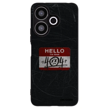 Picasee fekete szilikon tok az alábbi mobiltelefonokra Xiaomi Redmi 13 4G - HELLO 404