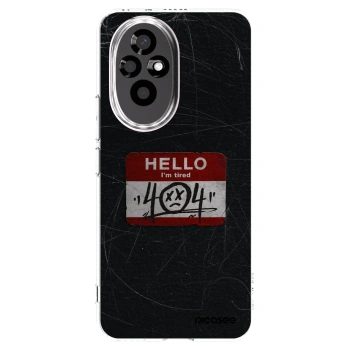 Picasee átlátszó szilikon tok az alábbi mobiltelefonokra Honor 200 Pro 5G - HELLO 404