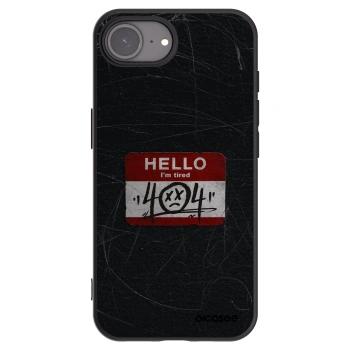 Picasee fekete szilikon tok az alábbi mobiltelefonokra Apple iPhone 16e - HELLO 404