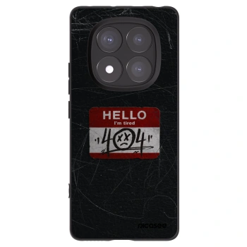 Picasee fekete szilikon tok az alábbi mobiltelefonokra Xiaomi Redmi Note 14 Pro+ 5G - HELLO 404