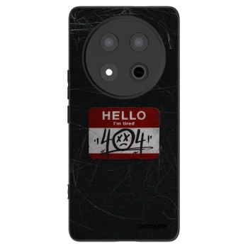Picasee fekete szilikon tok az alábbi mobiltelefonokra Honor Magic7 Lite 5G - HELLO 404