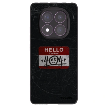 Picasee fekete szilikon tok az alábbi mobiltelefonokra Xiaomi Redmi Note 14 Pro 4G - HELLO 404