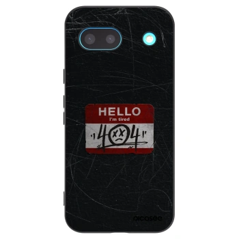 Picasee fekete szilikon tok az alábbi mobiltelefonokra Google Pixel 8a - HELLO 404