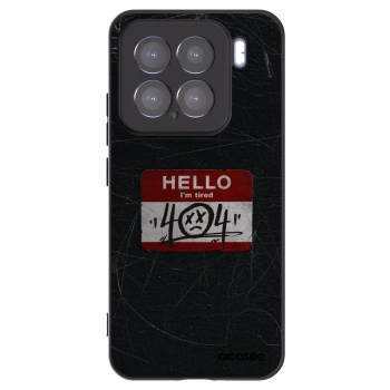 Picasee fekete szilikon tok az alábbi mobiltelefonokra Xiaomi 15 - HELLO 404