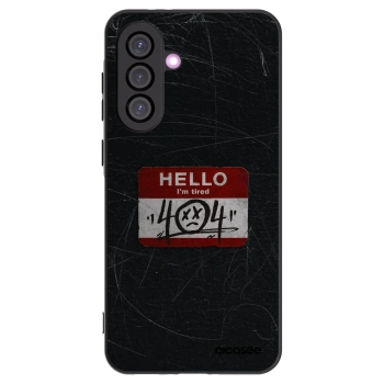 Picasee fekete szilikon tok az alábbi mobiltelefonokra Samsung Galaxy A56 5G A566B - HELLO 404