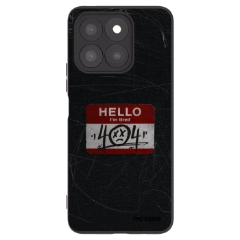 Picasee fekete szilikon tok az alábbi mobiltelefonokra Honor X8c - HELLO 404