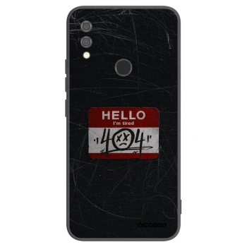 Picasee fekete szilikon tok az alábbi mobiltelefonokra Xiaomi Redmi Note 7 - HELLO 404