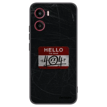 Picasee fekete szilikon tok az alábbi mobiltelefonokra Motorola Moto G05 - HELLO 404