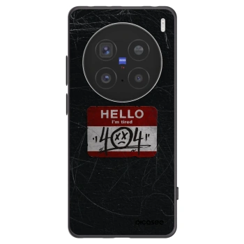 Picasee fekete szilikon tok az alábbi mobiltelefonokra Vivo X200 Pro - HELLO 404