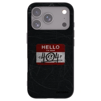 Picasee fekete szilikon tok az alábbi mobiltelefonokra Apple iPhone 17 Pro - HELLO 404