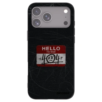 Picasee fekete szilikon tok az alábbi mobiltelefonokra Apple iPhone 17 Pro Max - HELLO 404