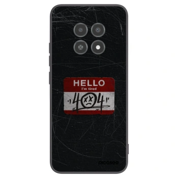 Picasee fekete szilikon tok az alábbi mobiltelefonokra Realme 12X - HELLO 404
