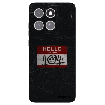 Picasee fekete szilikon tok az alábbi mobiltelefonokra Motorola Edge 60 Pro - HELLO 404