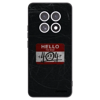 Picasee fekete szilikon tok az alábbi mobiltelefonokra Xiaomi Redmi Note 15 - HELLO 404