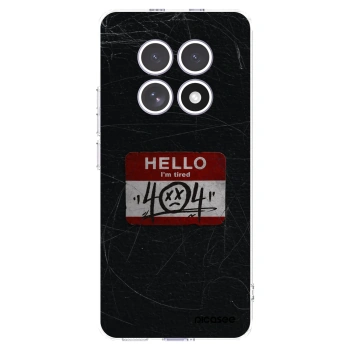 Picasee átlátszó szilikon tok az alábbi mobiltelefonokra Xiaomi Redmi Note 15 - HELLO 404