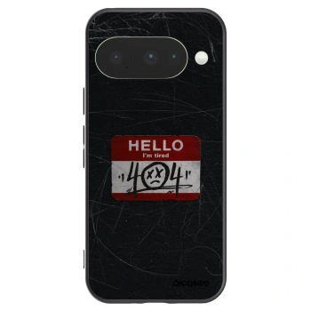 Picasee fekete szilikon tok az alábbi mobiltelefonokra Google Pixel 10 - HELLO 404