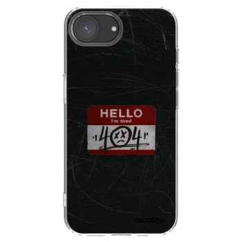 Picasee átlátszó szilikon tok az alábbi mobiltelefonokra Apple iPhone 17e - HELLO 404