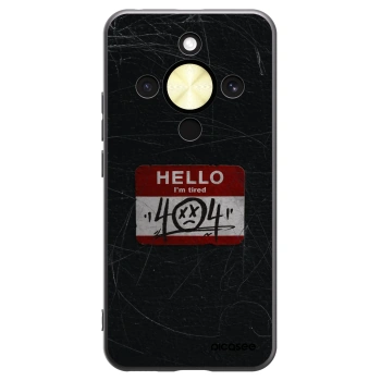 Picasee fekete szilikon tok az alábbi mobiltelefonokra Honor Magic8 Lite 5G - HELLO 404